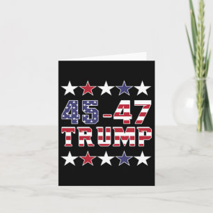 Cartão Trump 2024 Fight Fist Pump Us Flag Vintage Mega (o