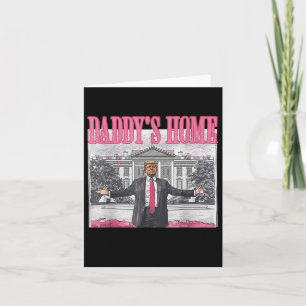 Cartão Trump 2024 Leve a América Ck Home Trump Pink