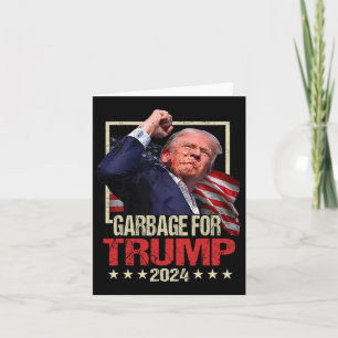 Cartão Trump 2024 Lixo Eleitoral Para Trump Vote Trump P