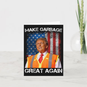 Cartão Trump 2024 Torna O Excelente De Lixo Novamente Eng