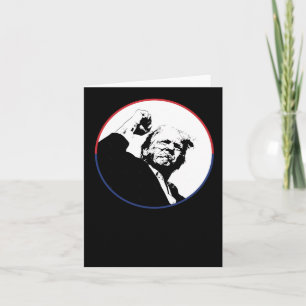 Cartão Trump 2024 Trump Rally Trump Ear Donald Trump Pres