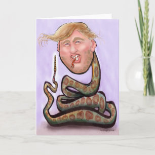 Cartão Trump 2025 Ano da Serpente