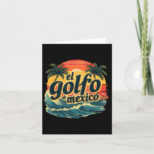 Cartão Trump Américas Golfo México El Golfo do México
