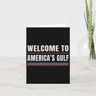 Cartão Trump America's Golfo México Presidente Trump 2025