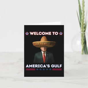 Cartão Trump America's Golfo México Presidente Trump Funn