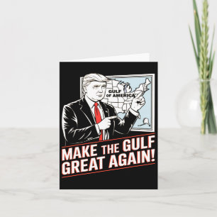 Cartão Trump America's Golfo México Presidente Trump Golf