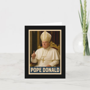 Cartão Trump As Vaticanos Church Papa Trump Funny Vatican