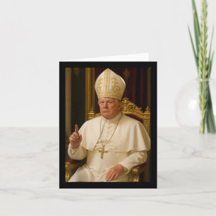 Cartão Trump As Vaticanos Church Papa Trump Funny Vatican
