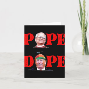 Cartão Trump As Vaticanos Church Papa Trump Funny Vatican