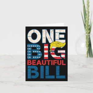 Cartão Trump Big Bill Um Grande Bill Funny Politi