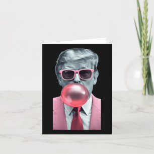 Cartão Trump Bubble Gum Yum