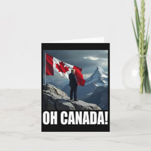 Cartão Trump Canada Flag Men Roupa