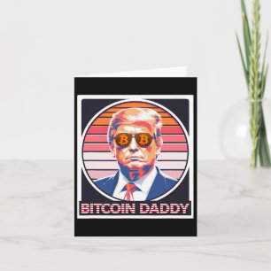 Cartão Trump Crypto King Internet Mone, Pai de Bitmoney e