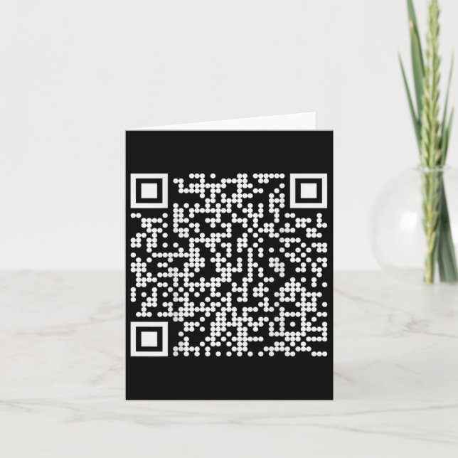 Cartão Trump Dance Qr Funny 45 47 Presidente Dance Code ( (Frente)