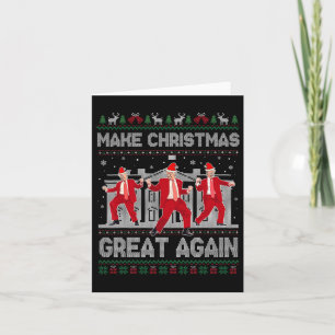 Cartão Trump Dancing Torna o Excelente de Natal novamente
