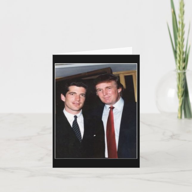 Cartão Trump E Jfk Anonymous (Frente)