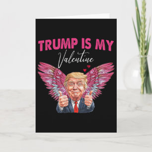 Cartão Trump É Meu Anjo do Dia dos Namorados Trump Dia do