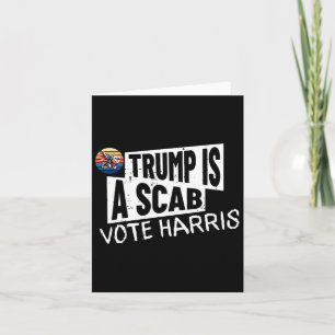Cartão Trump É Um Voto De Cabra Harris Wheimer Kamala Har