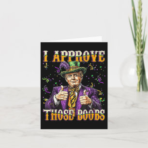 Cartão Trump Eu Aprovo Esses S, Engraçado Donald Trump Ma