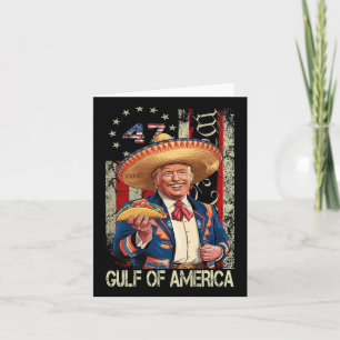 Cartão Trump Funny Golfo Of Us America Est 2025 1