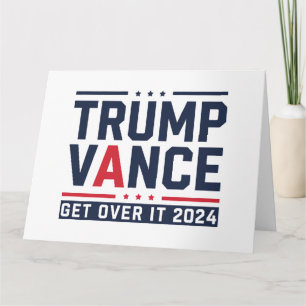Cartão Trump Ganhou Eleição 2024 Presidente Trump Vance