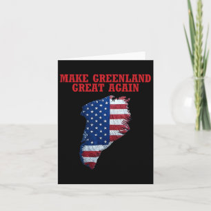Cartão Trump Groelândia - Bandeira dos Estados Unidos Tor