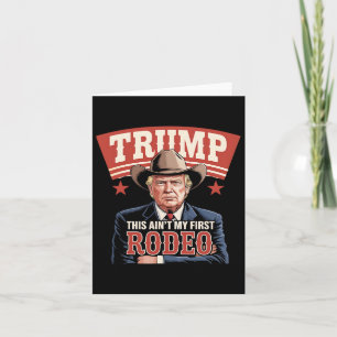 Cartão Trump Isto não é o meu primeiro galinheiro do Rode