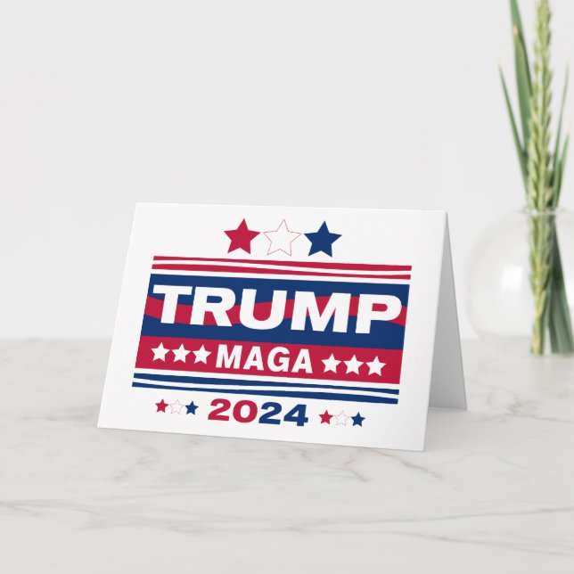CARTÃO TRUMP~MAGA~2024 (Frente)