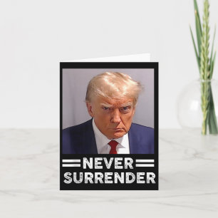 Cartão Trump Mug Shot Nunca Devolva O Voto De 2024