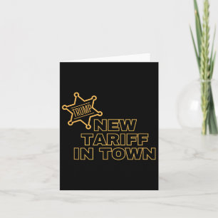 Cartão Trump New Tariff Na Cidade