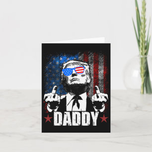 Cartão Trump Pai 2025 - Pai oficial da Trump Engraçado 3
