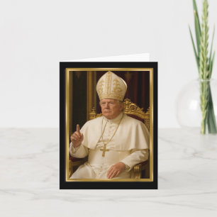 Cartão Trump Para Pope T Shirt Presidente Trump Camisetas