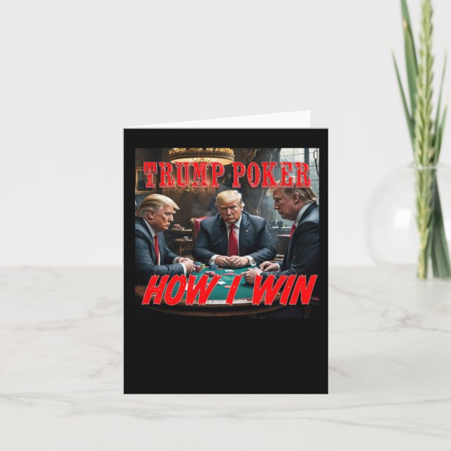 Cartão Trump Poker (Frente)