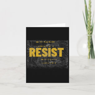 Cartão Trump Resiste Trump Protesto Contra Protesto Polít