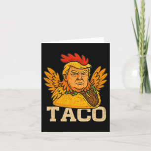 Cartão Trump Sempre Chica Vamos Sai Engraçado Taco