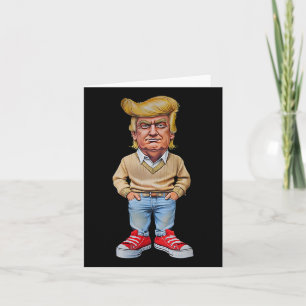 Cartão Trump Sou apenas uma Cara Engraçada 2024 Cara M