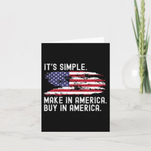 Cartão Trump Tariff Trade Make in America Comprar