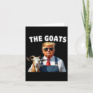 Cartão Trump The Goats Mega Farming Engraçado Mulheres Jo