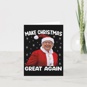 Cartão Trump Torna Excelente de Natal Novamente Papais no