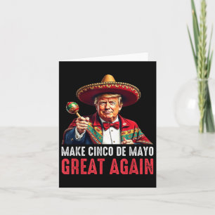 Cartão Trump Torne Excelente Cinco De Mayo Novamente