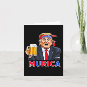 Cartão Trump Torne O Excelente De 4 De Julho Novamente Be
