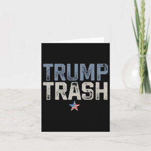 Cartão Trump Trash 2024 Garge For Trump Orud Mega Garge