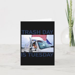 Cartão Trump Trash 2024 Vintage Garbyge Para Trump