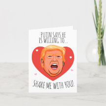 Trump Valentine: Putin está disposto a compartilha