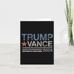 Cartão Trump Vance 2024 Listra Retro Trump Jd Vance