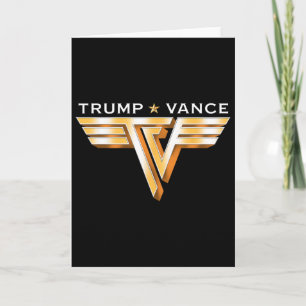 Cartão Trump Vance América Trump Nós Ganhamos Ganhamos In