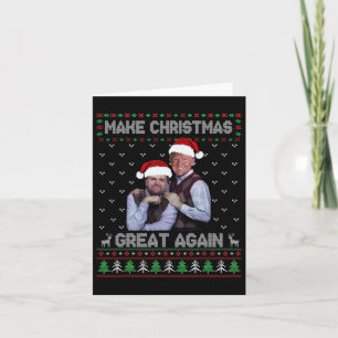 Cartão Trump Vance Brothers faz Excelente de Natal novame