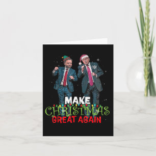 Cartão Trump Vance Torne O Excelente De Natal Novamente O