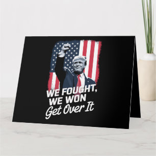Cartão Trump Won supera a vitória de Trump 47º presidente