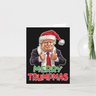 Cartão Trumpmas - Papai Noel Donald Trump